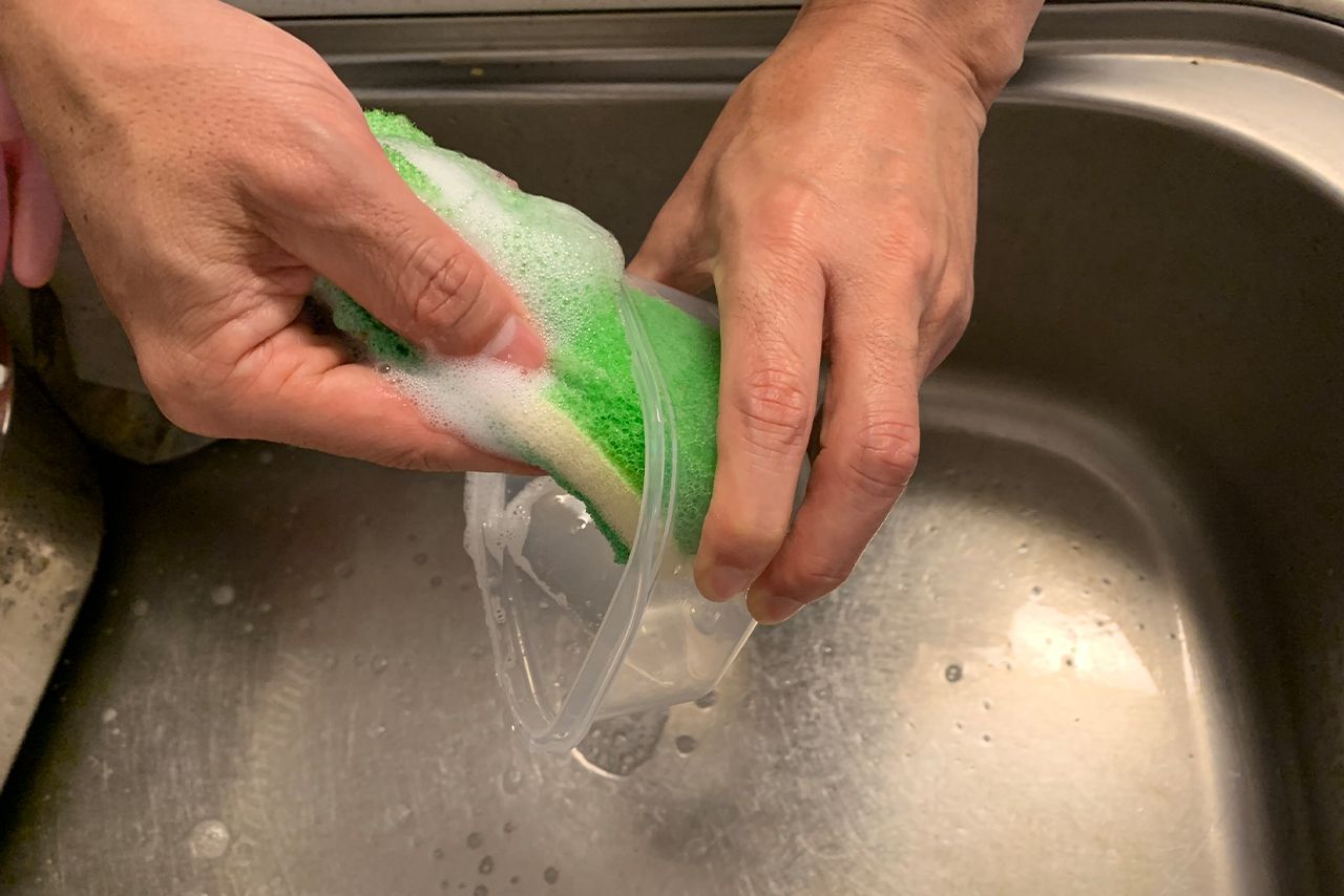 サッと洗いやすい