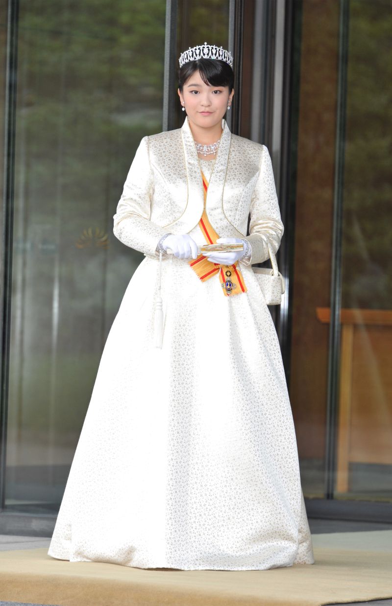 成人を迎えられた小室眞子さん（当時は眞子さま/2011年10月23日）撮影/JMPA