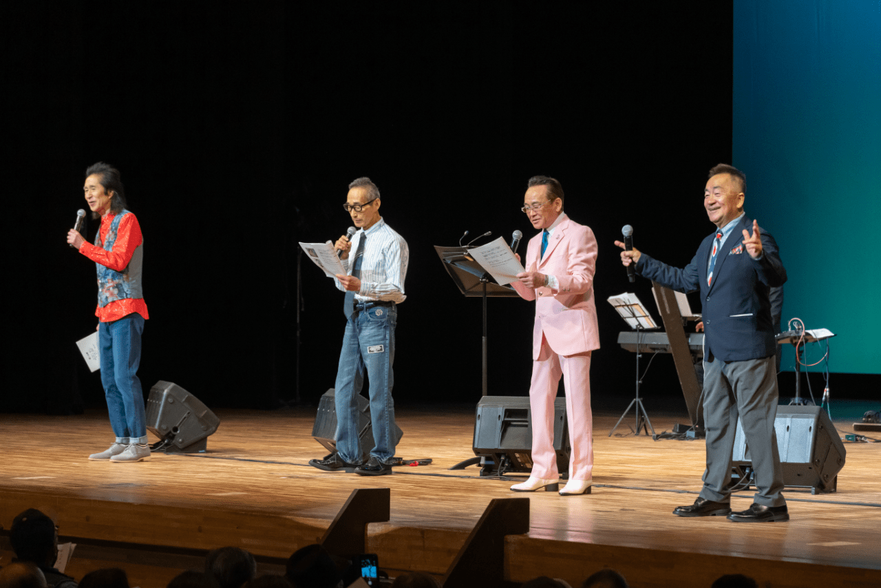 クアーズテック秦野カルチャーホールで開催された『昭和歌謡黄金時代in秦野』