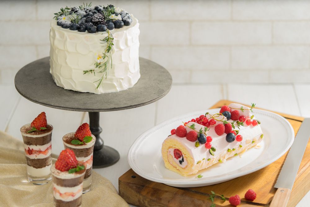 クリスマスの時期には本格的なクリスマスケーキも登場（『ABC Cooking Channel』より）