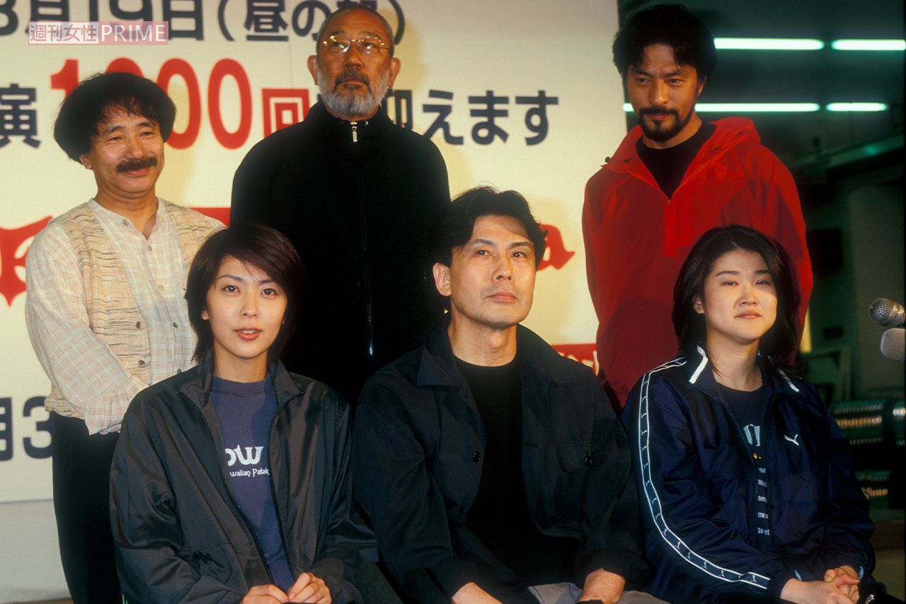 『ラ・マンチャの男』'02年の帝国劇場での顔合わせで撮影。この年に公演回数1000回を達成