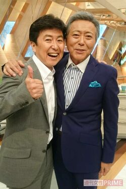 小倉さんと『とくダネ！』のスタジオで