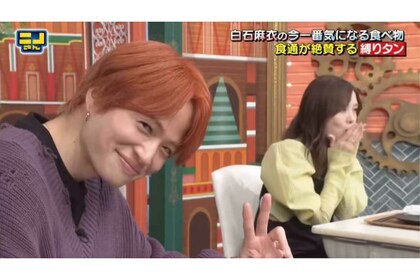 2022年に出演した日本テレビ『ニノさん』で白石麻衣と共演した菊池風磨。「まいやん！」と何度も呼び、「見ていられるなあ」と見とれたような場面もあった（画像はXより）