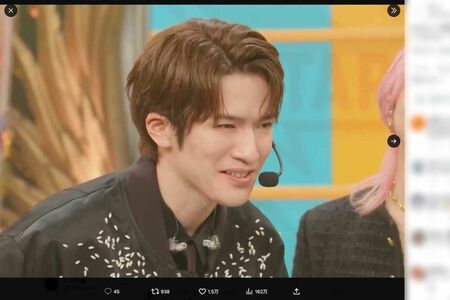 4月30日に出演した音楽番組『STAR』（フジテレビ系）での衣装が「米粒大量についてる」と話題のSnowMan深澤辰哉（Xより）