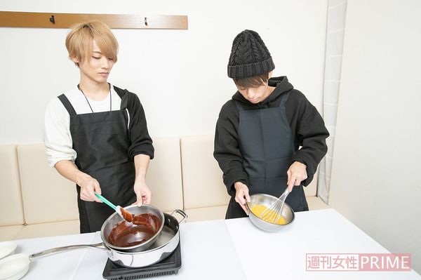 手分けして、作業は順調♪