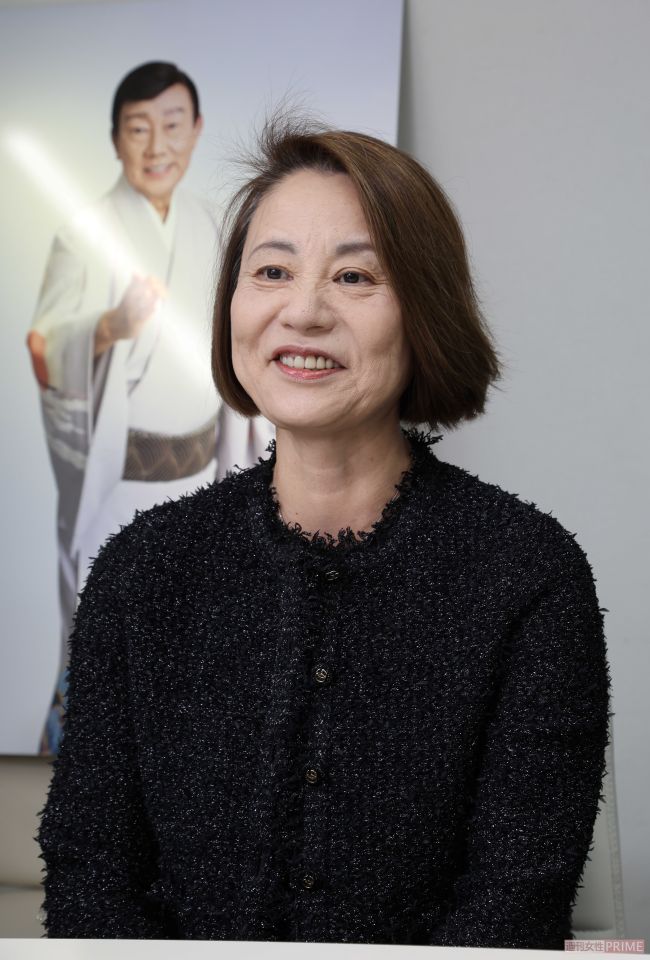 橋幸夫さんの妻・真由美さん　撮影／近藤陽介