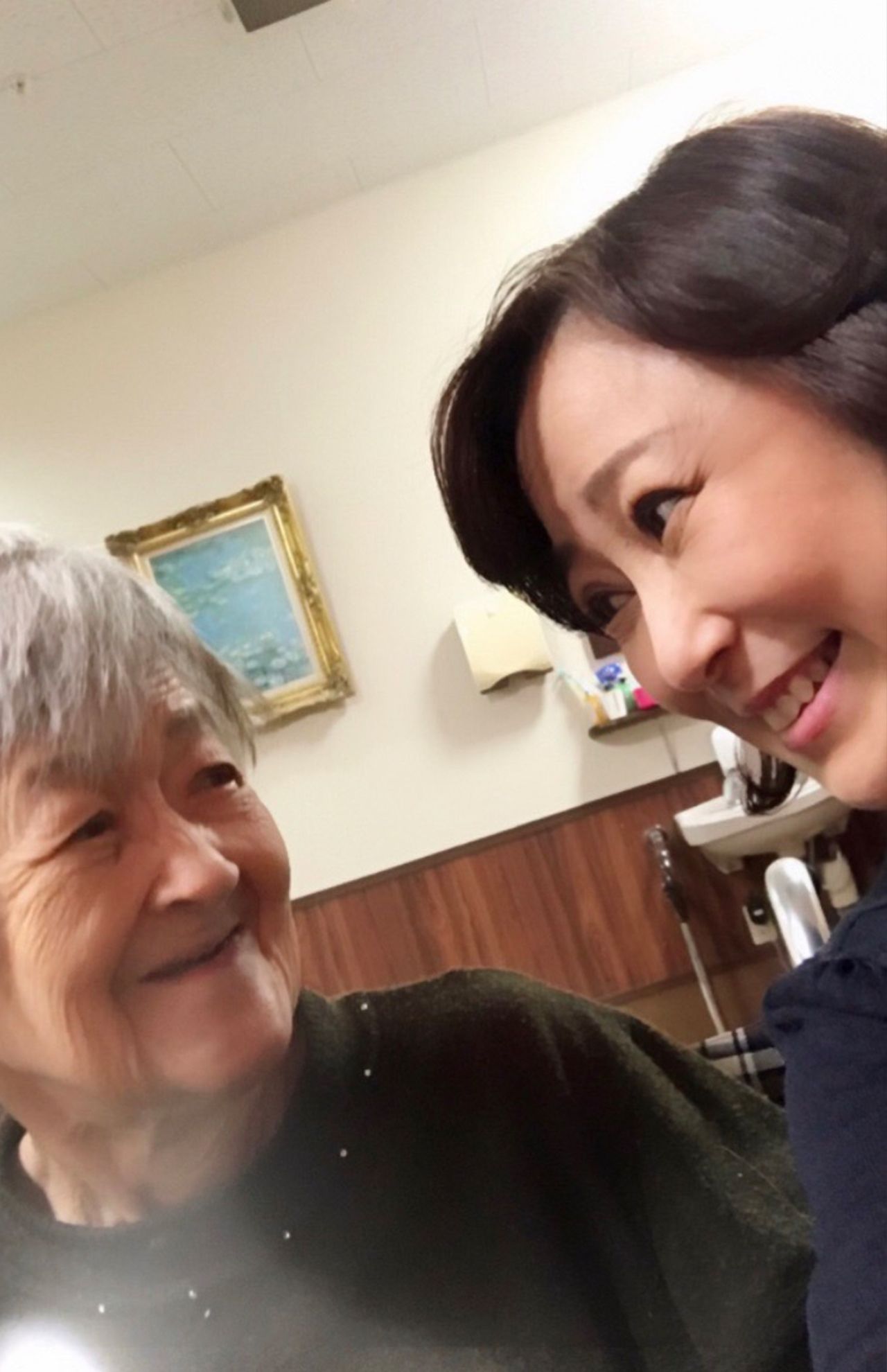 つちやかおりさんとお母さん