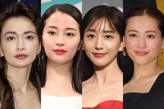左から長谷川京子、広瀬すず、田中みな実、綾瀬はるか