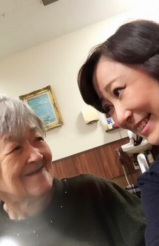 つちやかおりさんとお母さん