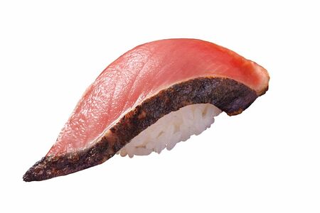 九州産大切り羽がつお（1貫）/110円