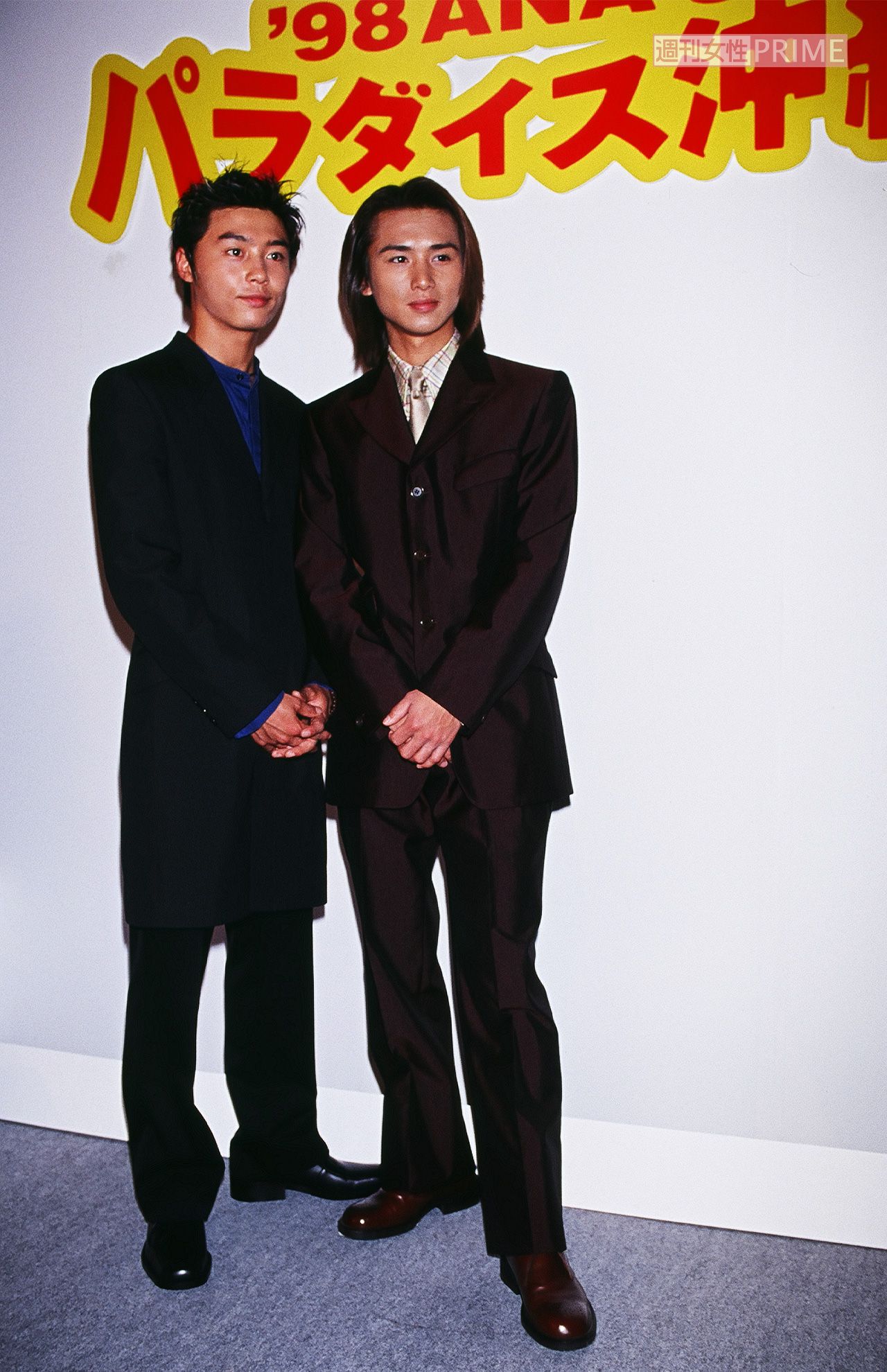 1998年、『ANA』イメージキャラクターに起用されたKinKi Kids