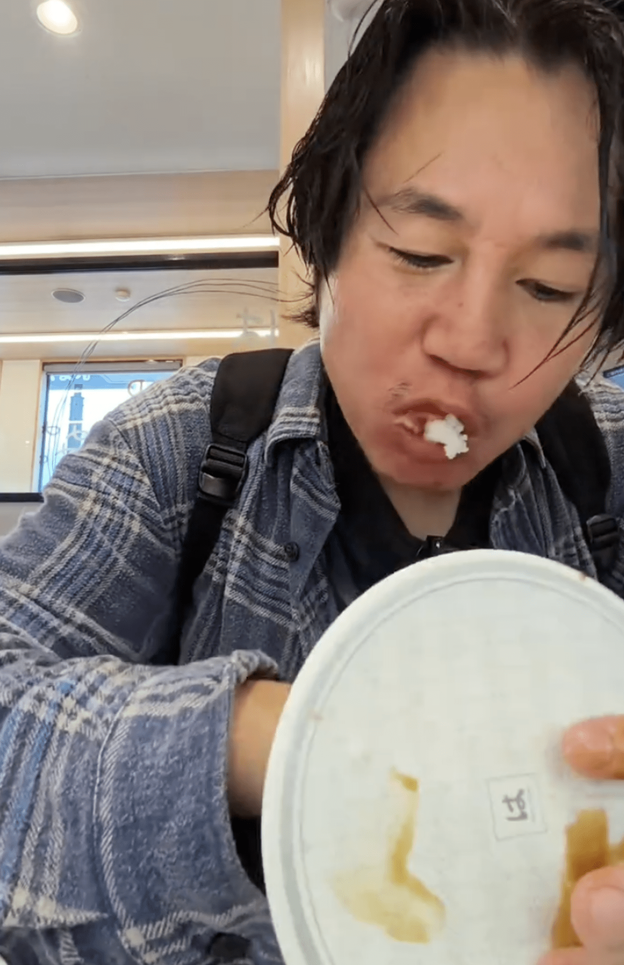 逮捕のきっかけとなった新西悠太容疑者の奇行（TikTokより）