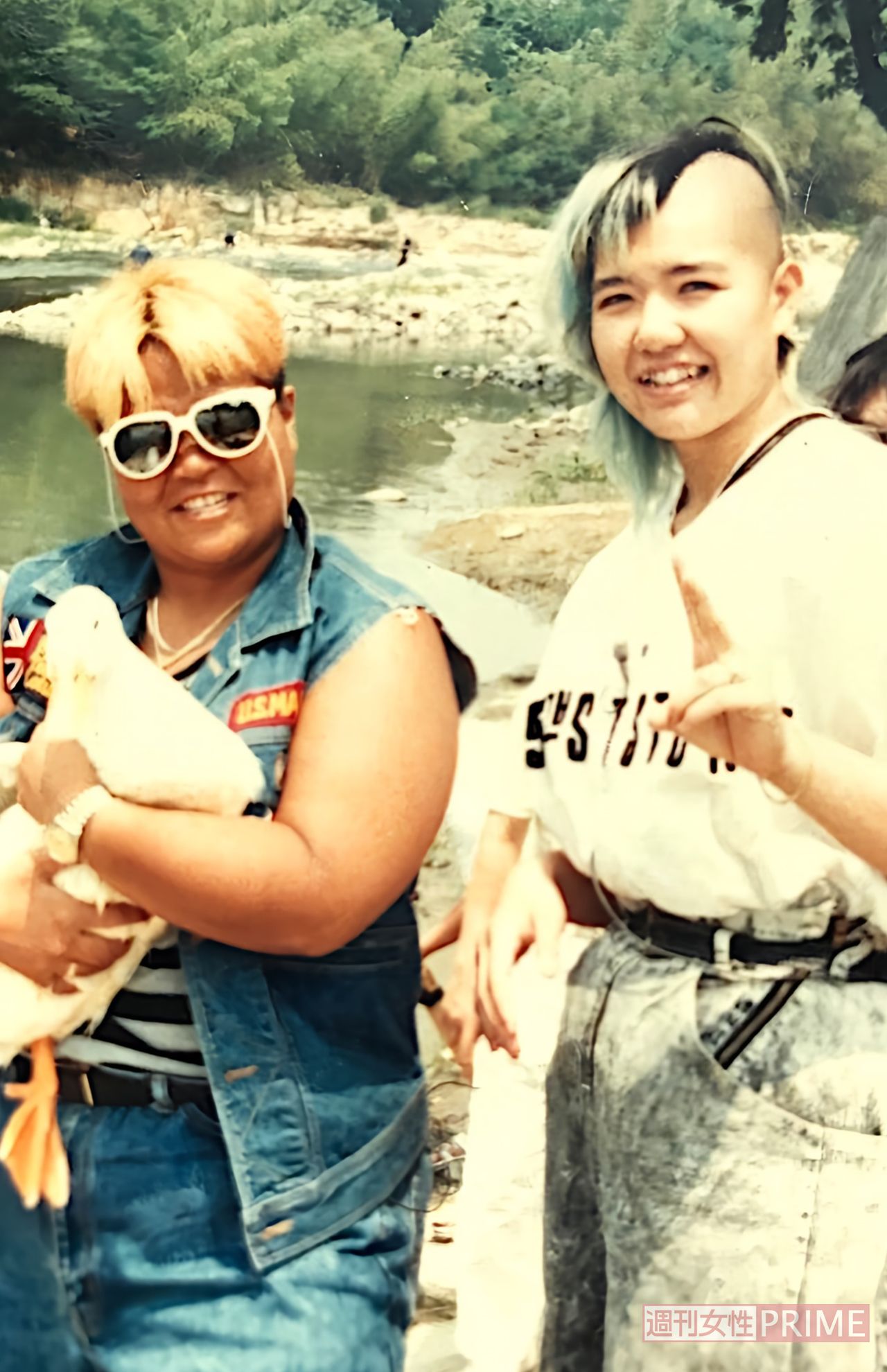 ダンプさんとは興行だけでなくテレビの仕事などいつも一緒。「偉大な師匠。感謝しかありません」　写真／本人提供