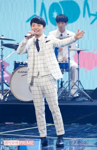 『第66回NHK紅白歌合戦』（’15年）。『SUN』で念願の初出場　撮影／週刊女性写真班