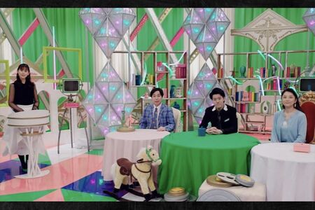 フジテレビ系『ケーキのかわり』収録のようす（小西真奈美公式Instagramより）