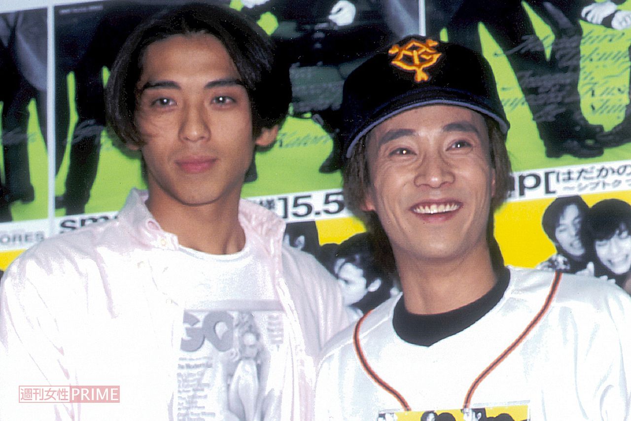 1996年5月7日、森且行の退所会見に立ち会った中居正広