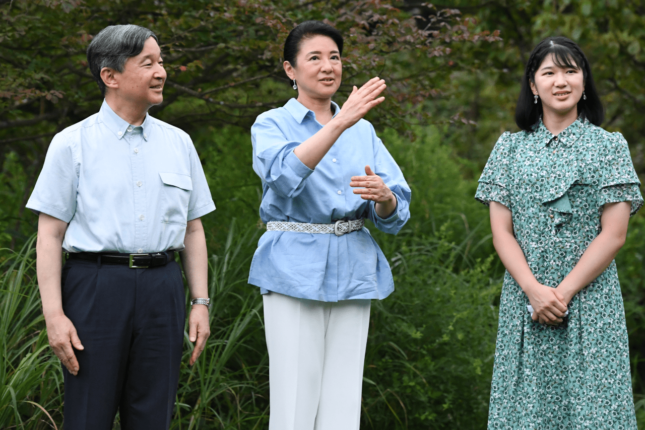 『全国植樹祭』の式典に臨む前日、『東日本大震災津波伝承館』にも足を運ばれた（6月3日・岩手県）