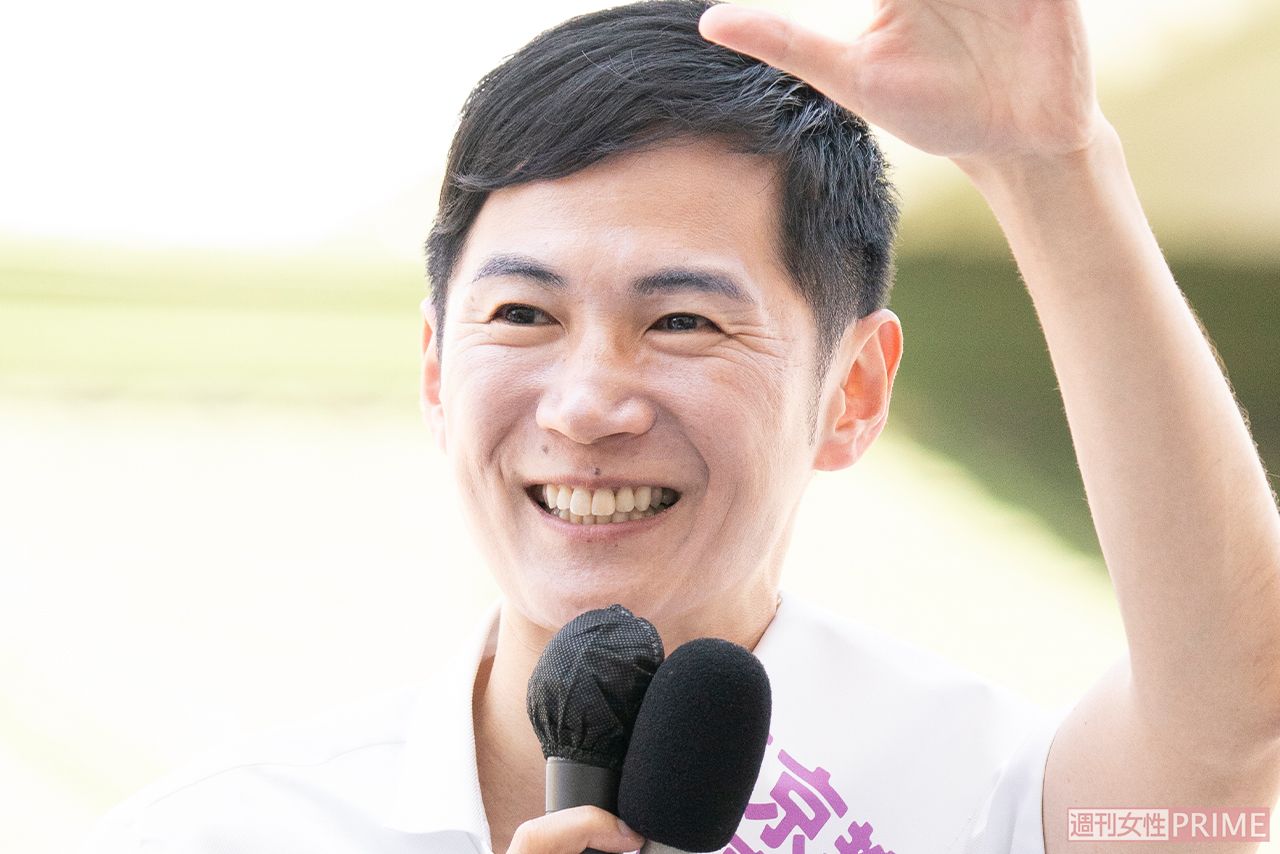 元安芸高田市市長の石丸伸二氏、街頭演説の様子