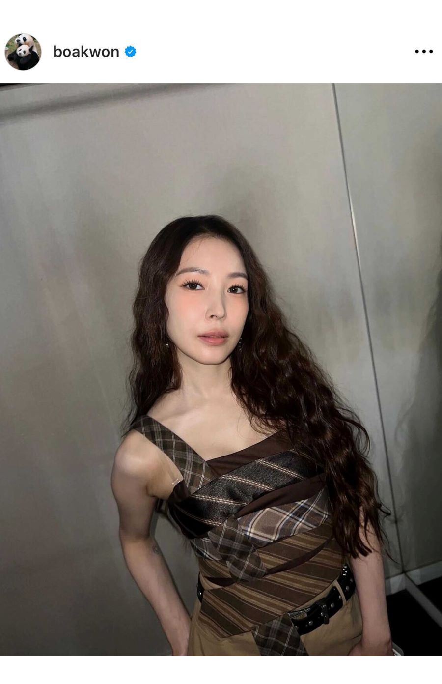 激変が話題となったBoA（本人インスタグラムより）