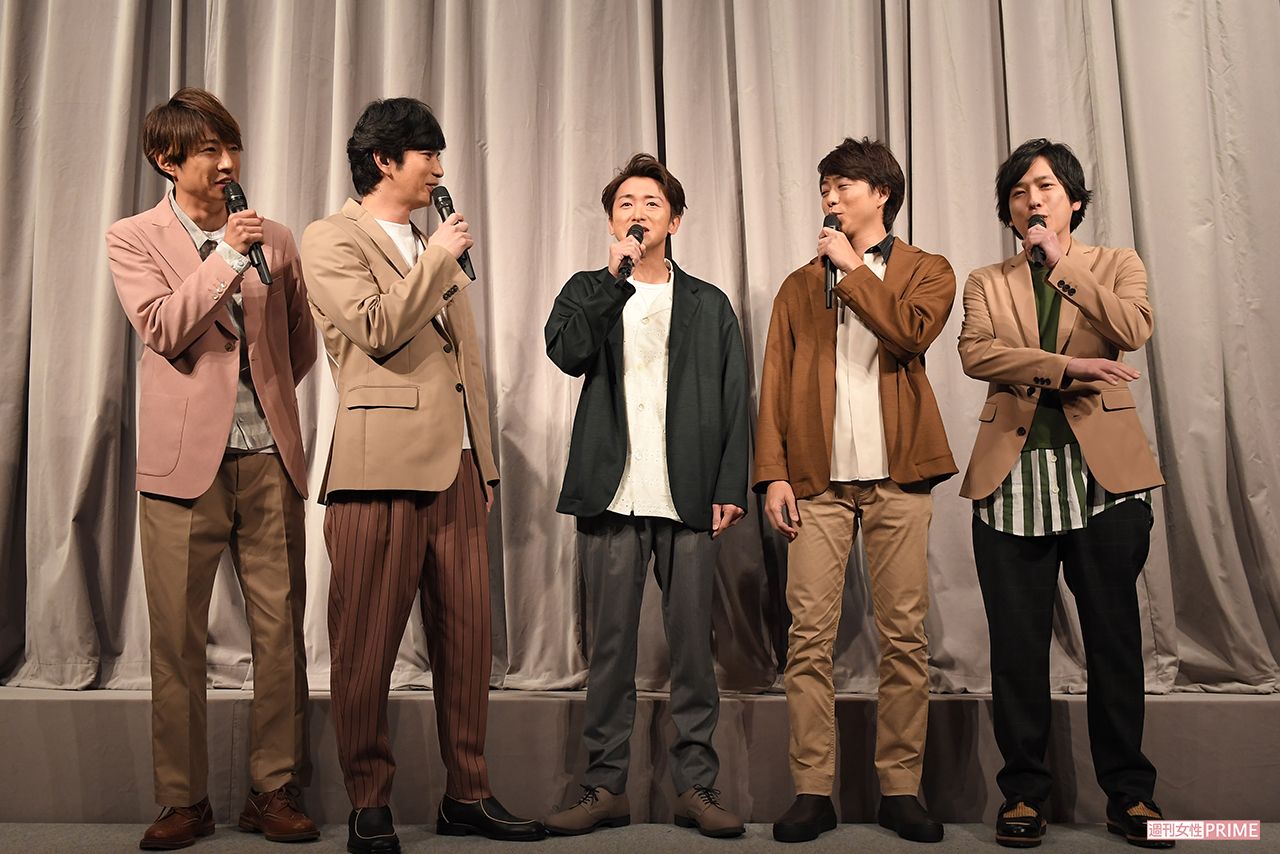 『嵐 活動休止表明会見』 にて、大野くんを中心に会見は進む……。
