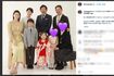 東尾理子のインスタにアップされた“家族写真”に、いしだ壱成の姿はなく(公式インスタグラムより)