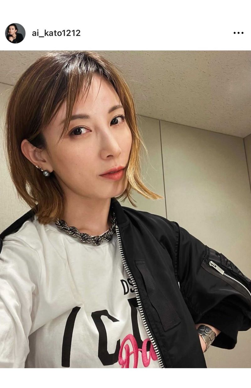 加藤あい（本人インスタグラムより）