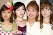 モーニング娘。4期メンバー 左から石川梨華、加護亜依、辻希美、吉澤ひとみ