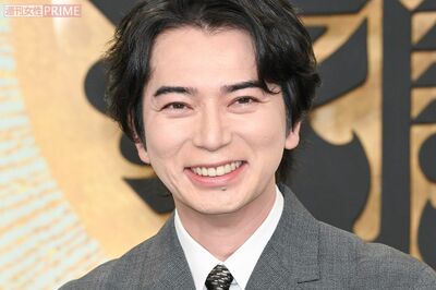 NHK大河ドラマ『どうする家康』で主演・徳川家康を演じる松本潤　撮影／渡辺智裕（会見）