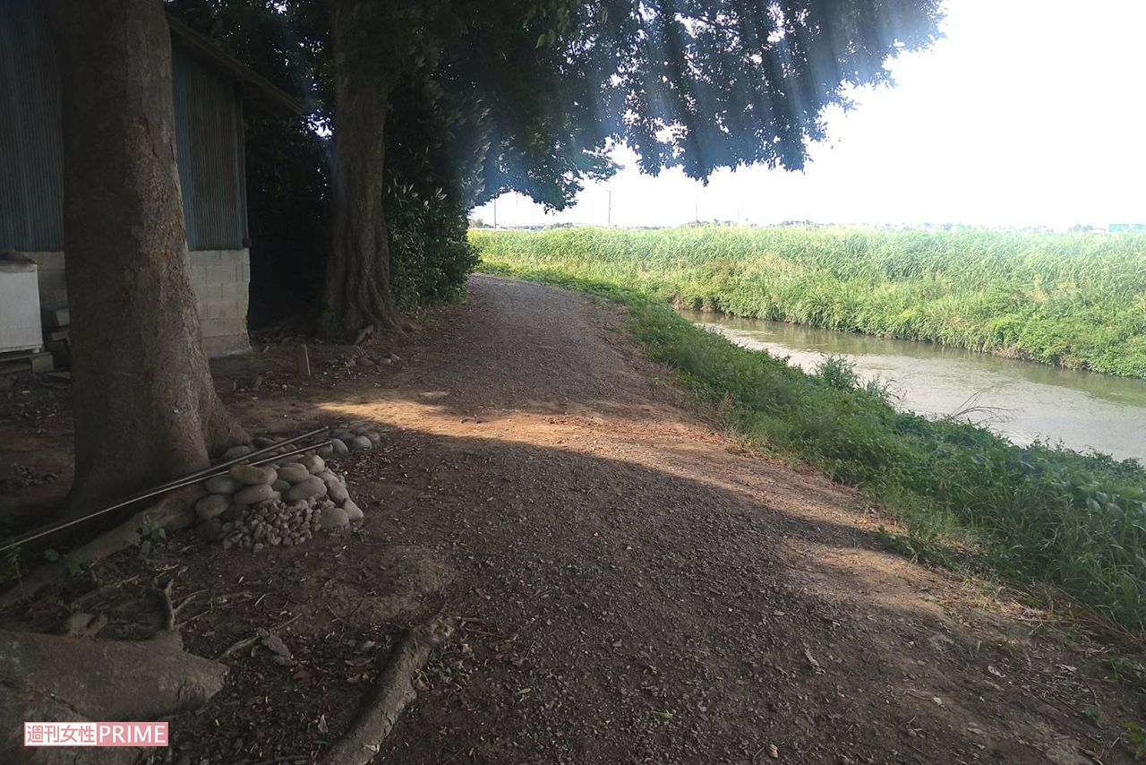 容疑者が道の真ん中で、長い棒を両手に持って、仁王立ちしている姿が目撃された