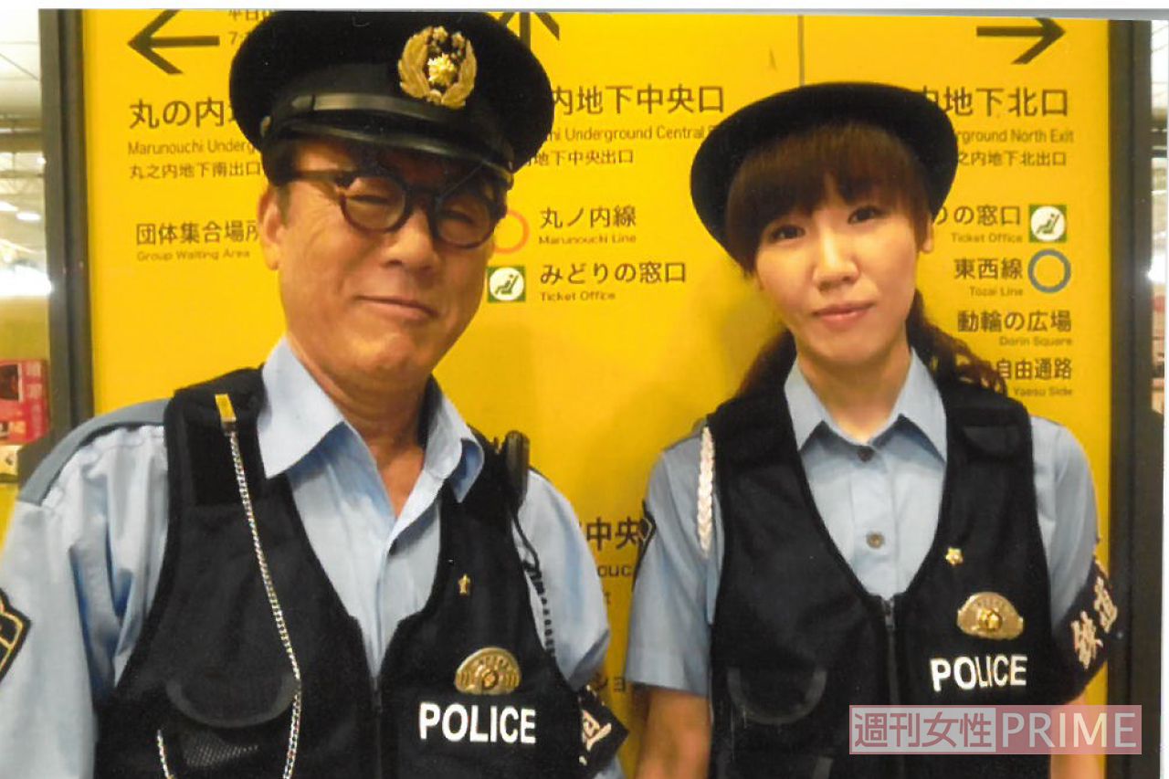 娘の千晴さんも女優。『鉄道警察官・清村公三郎』では共に難事件に挑む警察官を演じた