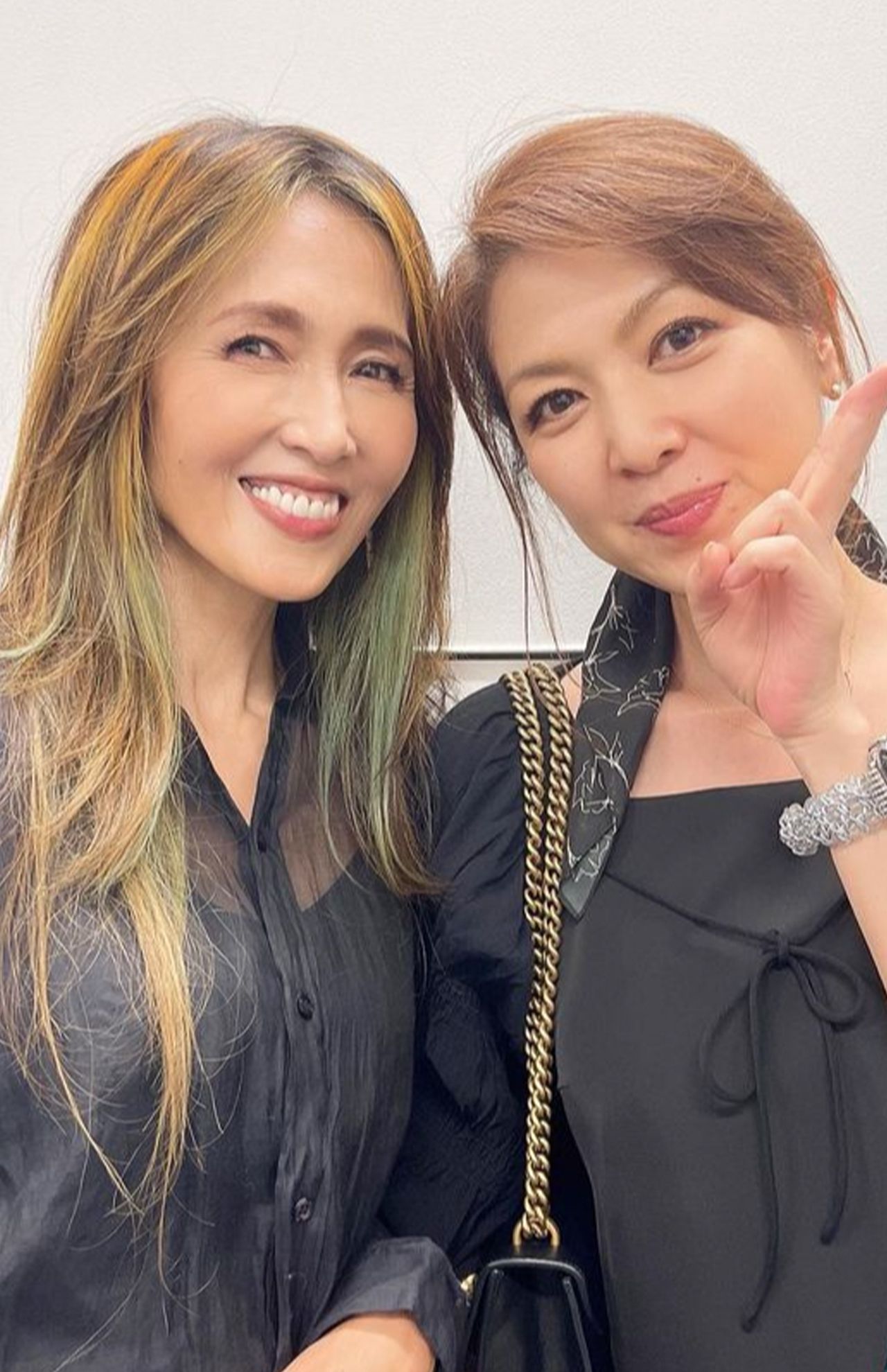 親友＆エク友（？）の工藤静香と飯島直子（工藤静香のインスタグラムより）