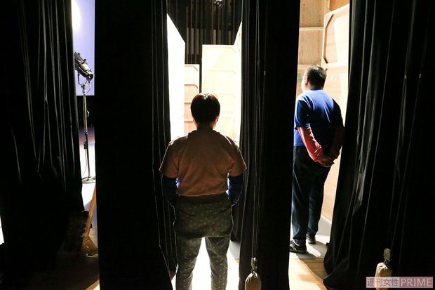 山田花子と今別府直之　撮影／森田晃博