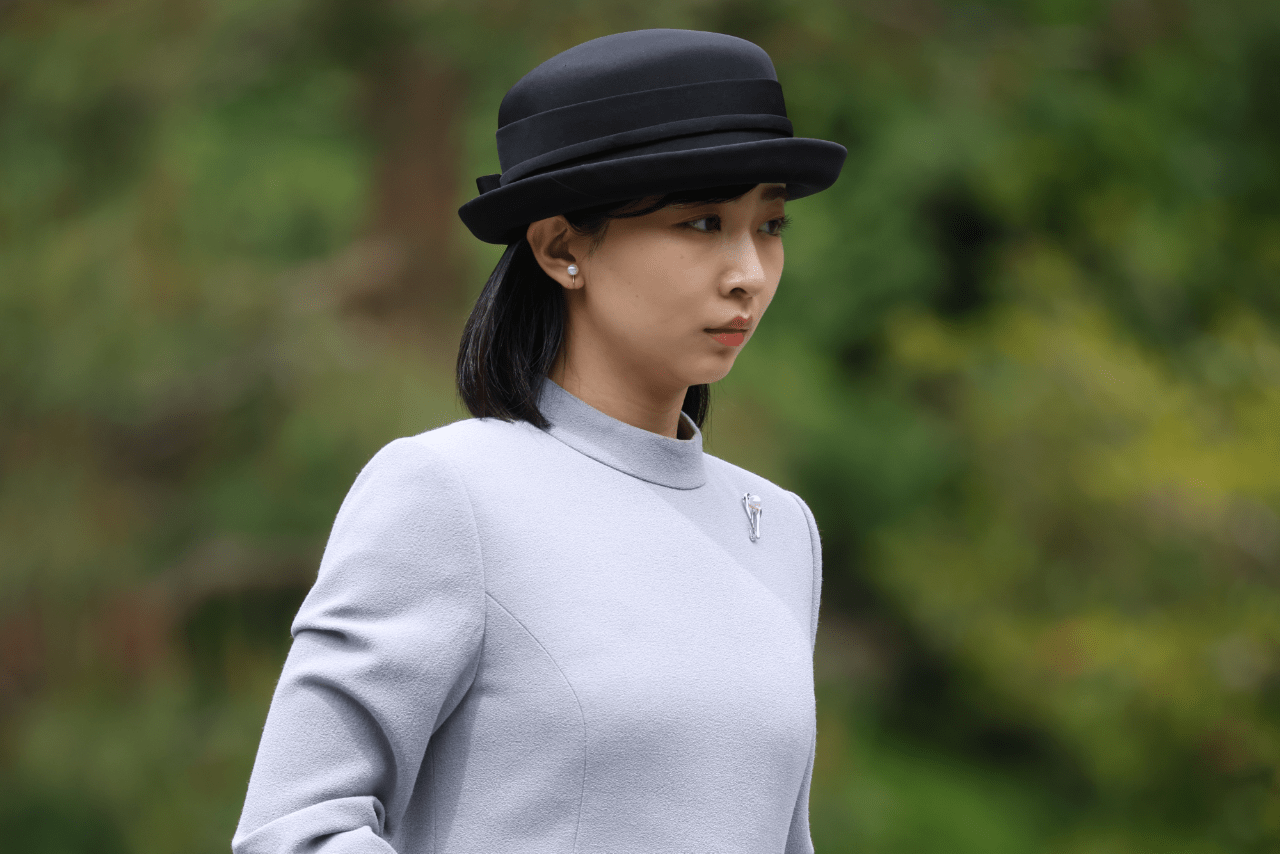 武蔵野陵墓地を参拝し、ブラジル公式訪問を昭和天皇、香淳皇后に報告する佳子さま（2025年5月16日）