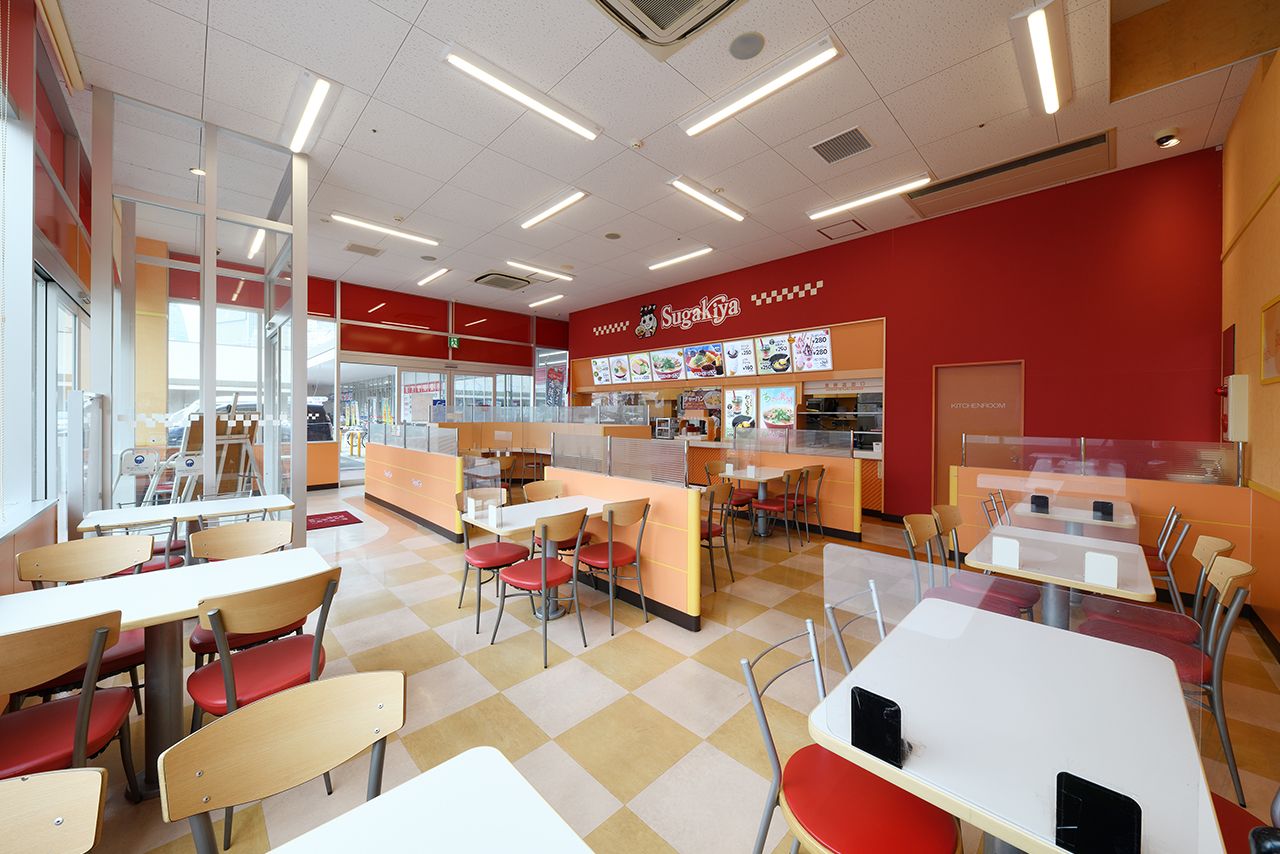 スガキヤ店内（イオンタウン太閣店）　提供／スガキコシステムズ
