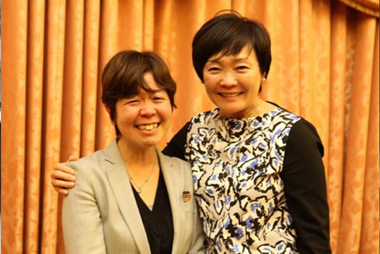 籠池氏にFAXを送った昭恵時夫人の秘書役の谷査恵子氏（昭恵夫人のFacebookより）