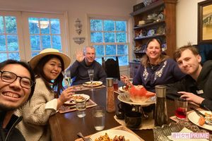 ジョンさん宅での『麒麟がくる』鑑賞会