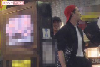 ２回目の打ち上げ会場をあとにする竜星