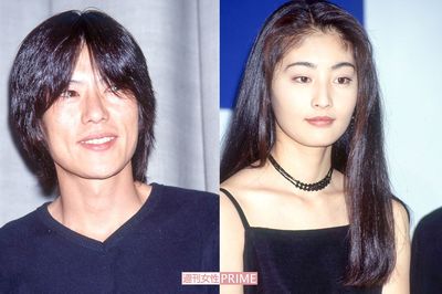 豊川悦司（左）、常盤貴子（右）