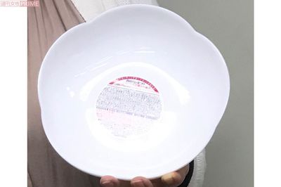 やりました♪　人生初の白いお皿ゲット！