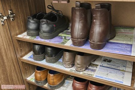 冬カビ発生ポイント：ブーツ・靴箱　撮影／山田智絵