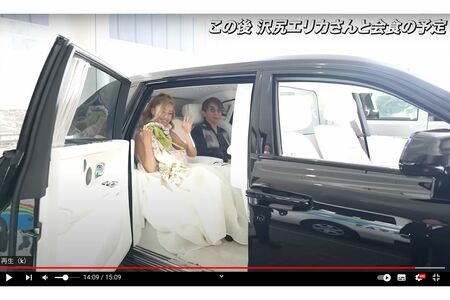 松浦氏のYouTubeに登場した沢尻エリカ（松浦勝人【maxmatsuura】YouTubeより）