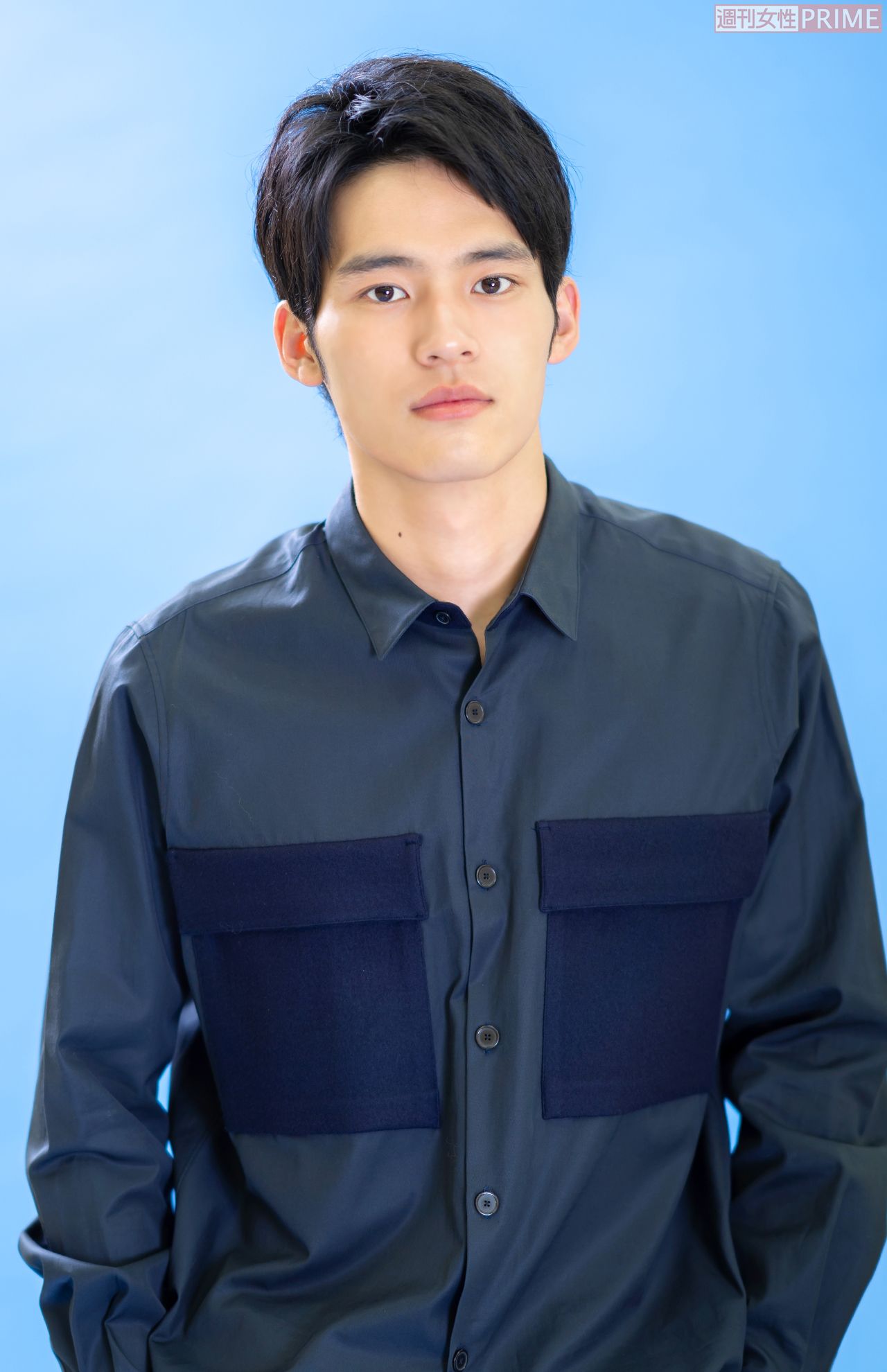 岡田健史　撮影／佐藤靖彦