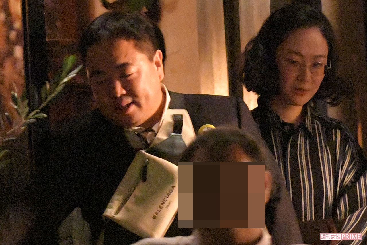 塚地武雅と黒木華（2次会）