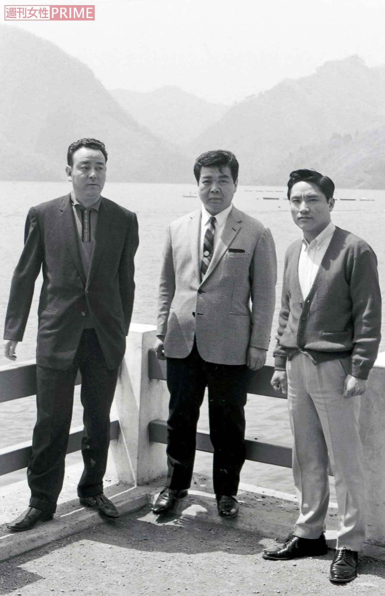 てんぷくトリオ（左から戸塚睦夫、三波伸介、伊東四朗）