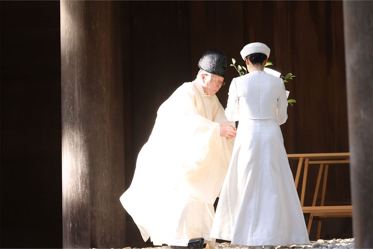 2024年3月26日、伊勢神宮を参拝された愛子さま