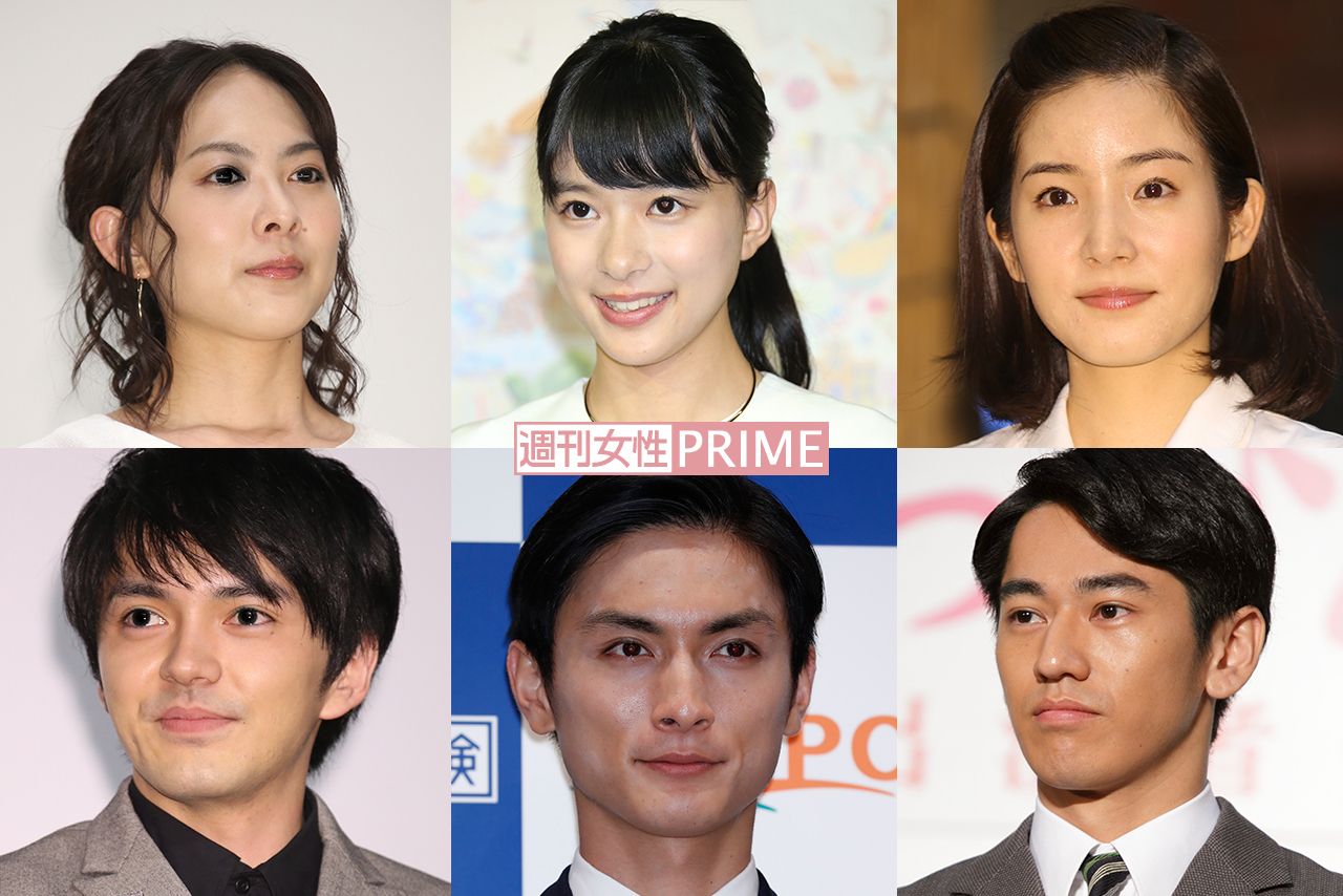 左上から時計回りに谷村美月、芳根京子、蓮佛美沙子、永山絢斗、高良健吾、林遣都