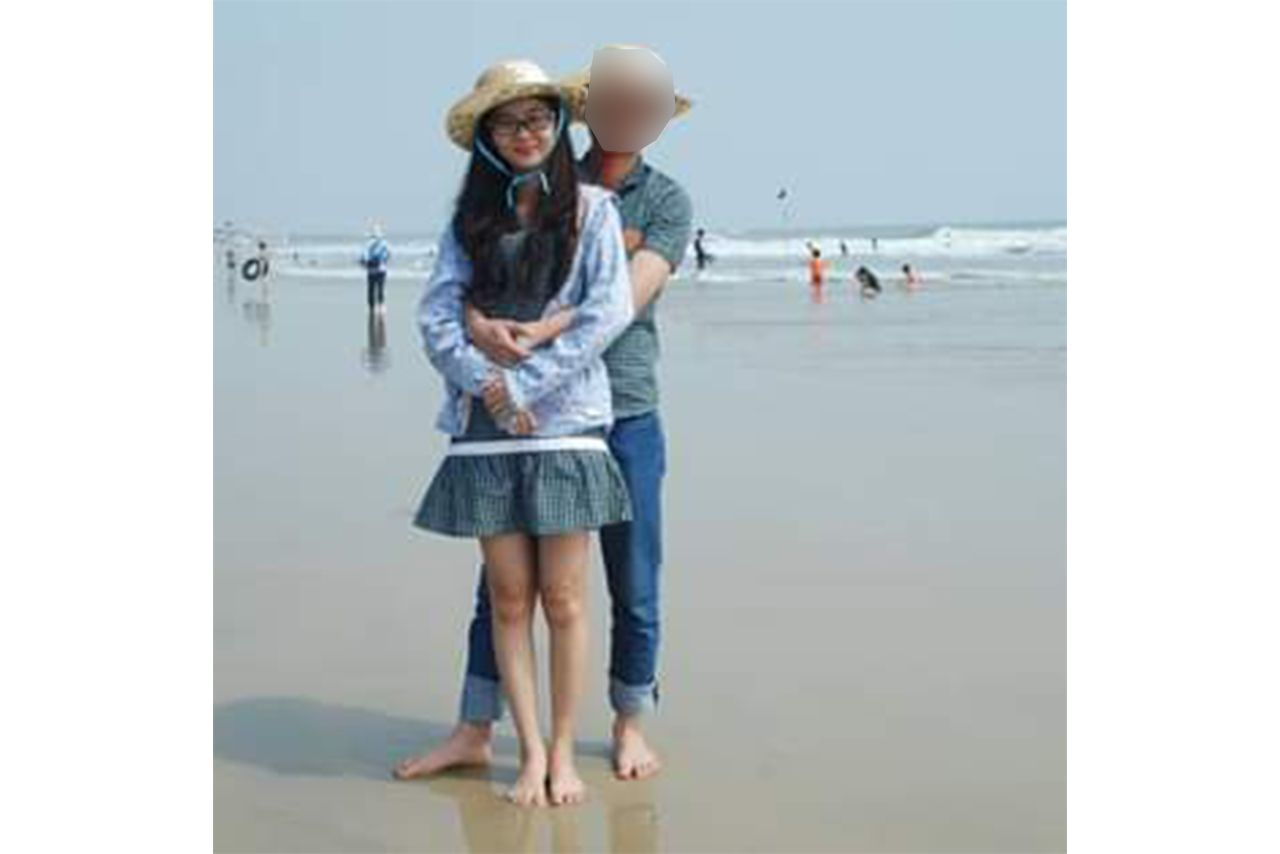 亡くなったヴォ・ティ・レ・クインさんと夫（フェイスブックより）