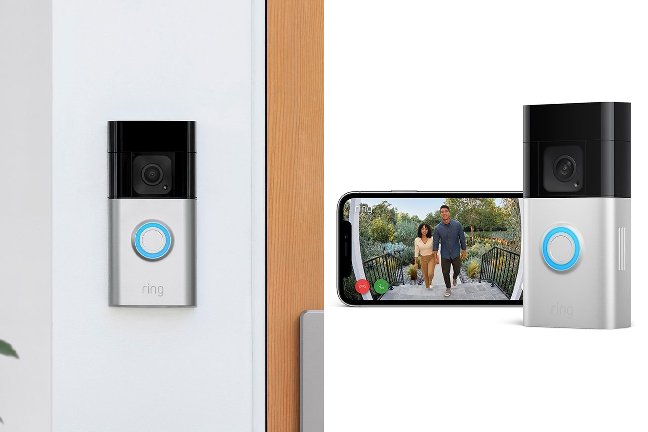 「Ring Battery Doorbell Plus」人が来たら録画。置き配も確認できる。外出中でも、スマホで来客対応可能