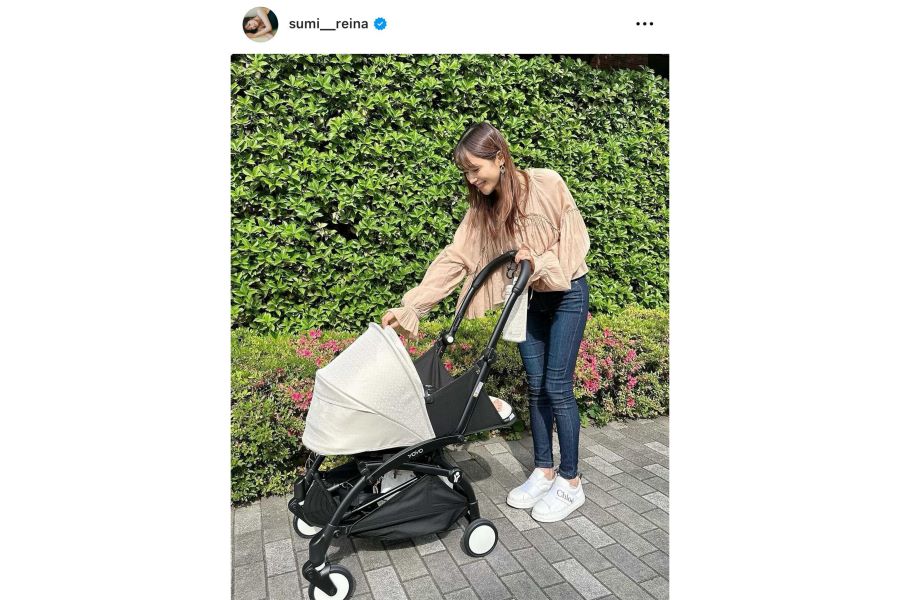 赤ちゃんに関する投稿が目立つ鷲見玲奈アナ（本人インスタグラムより）