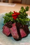 加トちゃんが大好きな龍馬のステーキ。絶品でした